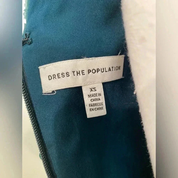 Dress the Population Sophie Dress in Pine Green Size XS - Picture 10 of 11
